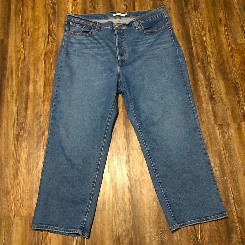 Levi's Blue Straight Leg Women's Jeans